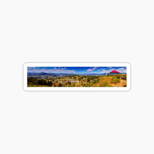 Panorama From Pachamama To Cuenca Sticker