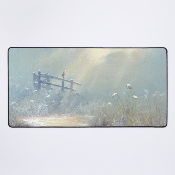 Winter Solitude Desk Mat