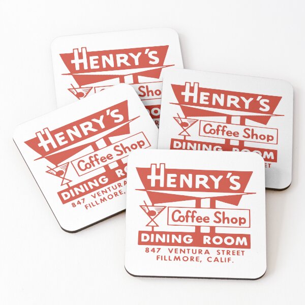 Item preview, Vintage Matchbook Henry's Coffee Shop Dining Room Fillmore California Vintage Matchbook designed and sold by chrisrivait.