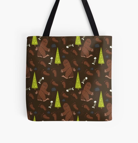 Bigfoot! All Over Print Tote Bag