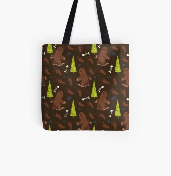 Bigfoot! All Over Print Tote Bag