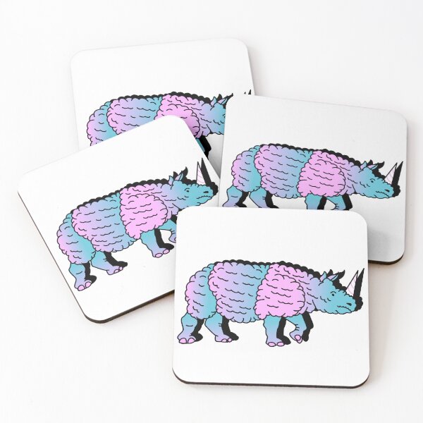 Item preview, Cotton Candy Rhino - The Cotton Collective designed and sold by Nasty-Studios.