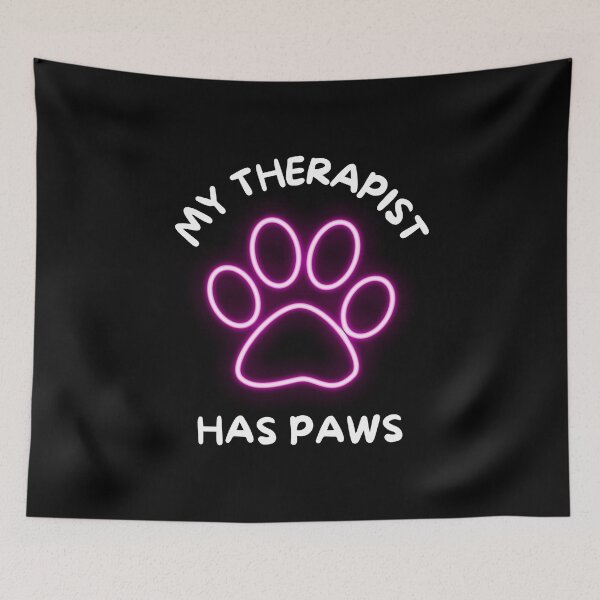 Item preview, My therapist has paws designed and sold by The Love Quill.
