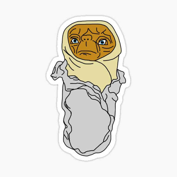 ET burrito Sticker