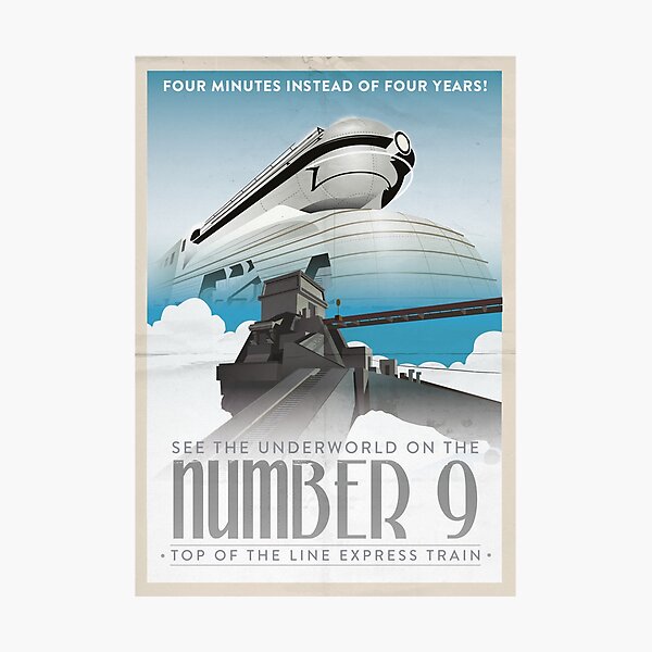 Grim Fandango Travel Posters - Number Nine Photographic Print