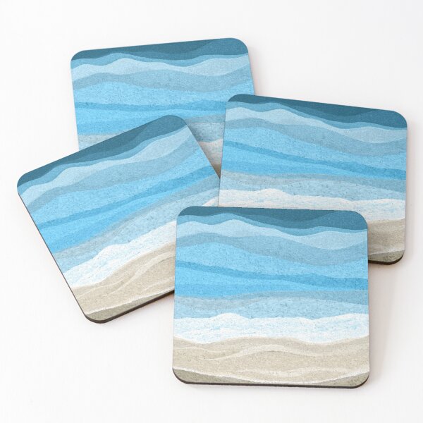 Item preview, Painted Beach And Ocean designed and sold by NinniSilver.