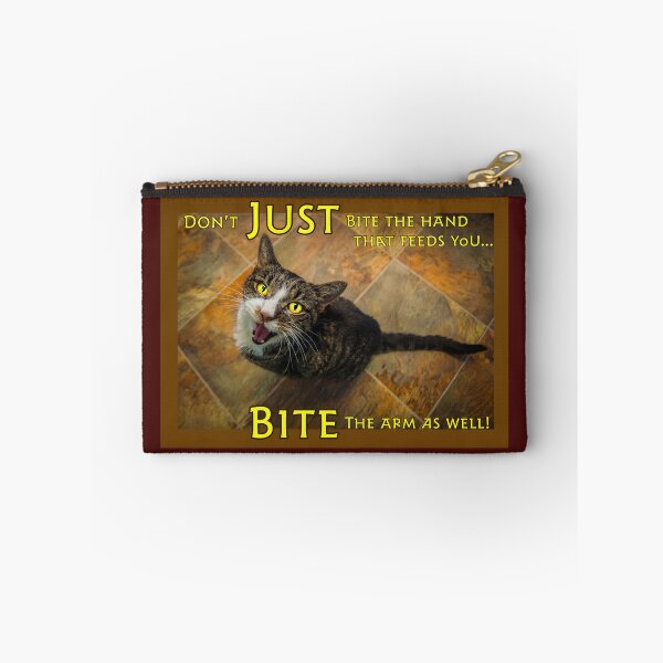 Item preview, Don’t Just Bite The Hand That Feeds You…Bite The Arm As Well! designed and sold by Walter G. Esselman.
