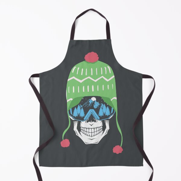 Item preview, Ski or Snowboarding Skull With Green and Pink Hat: Winter's Coming! designed and sold by tmdaliggr.