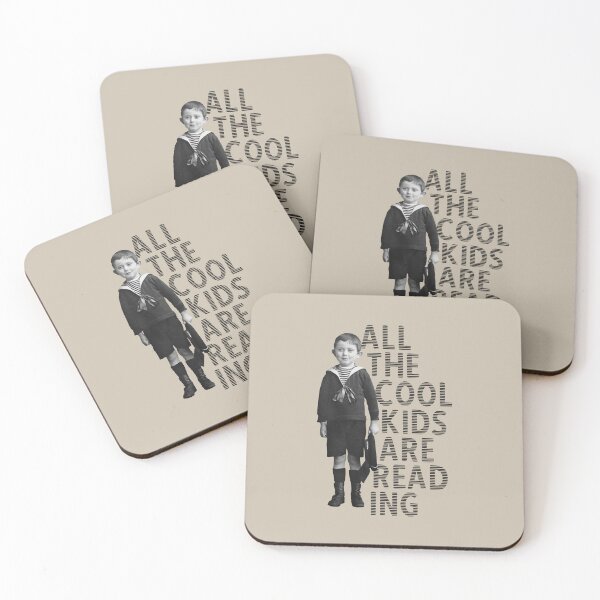 Item preview, All The Cool Kids Are Reading Retro Style designed and sold by JulianoZn97.