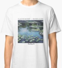 Breathing Art | Claude Monet, Water Lilies Blue Classic T-Shirt
