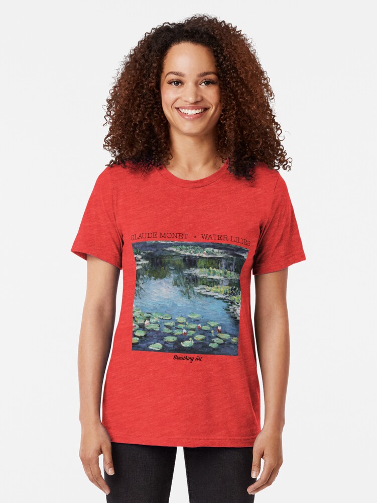 monet water lilies shirt