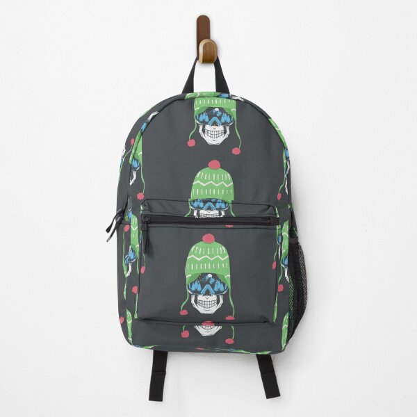 Item preview, Ski or Snowboarding Skull With Green and Pink Hat: Winter's Coming! designed and sold by tmdaliggr.