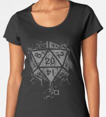 D20 der Macht Frauen Premium T-Shirts