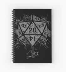 Cuaderno de espiral D20 de poder