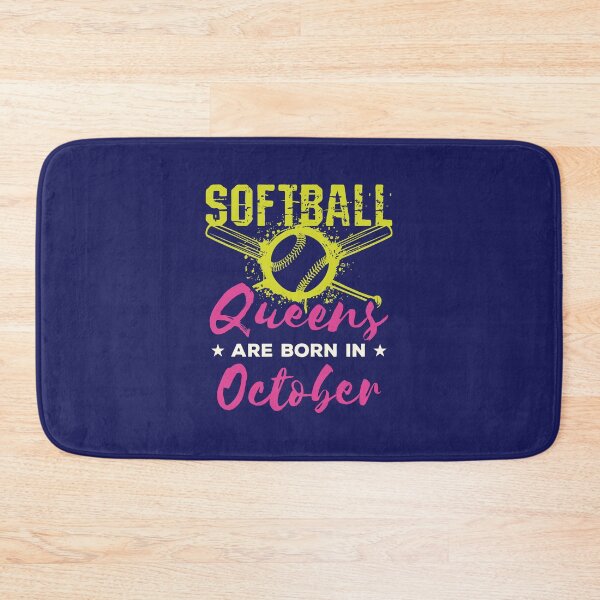 Item preview, Softball Birthday Women Girls Born in October  designed and sold by jaygo.