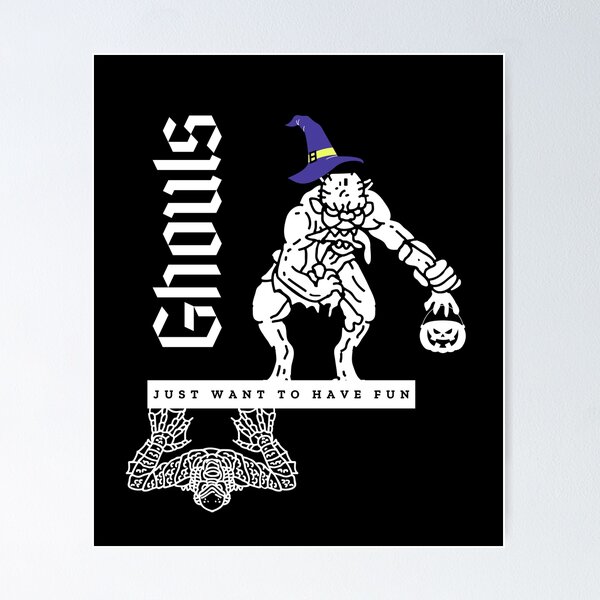 Item preview, Ghouls Just Want To Have Fun| Funny Halloween Ghouls And Monster With Wizard HatDesign designed and sold by House-Of-Pinto.