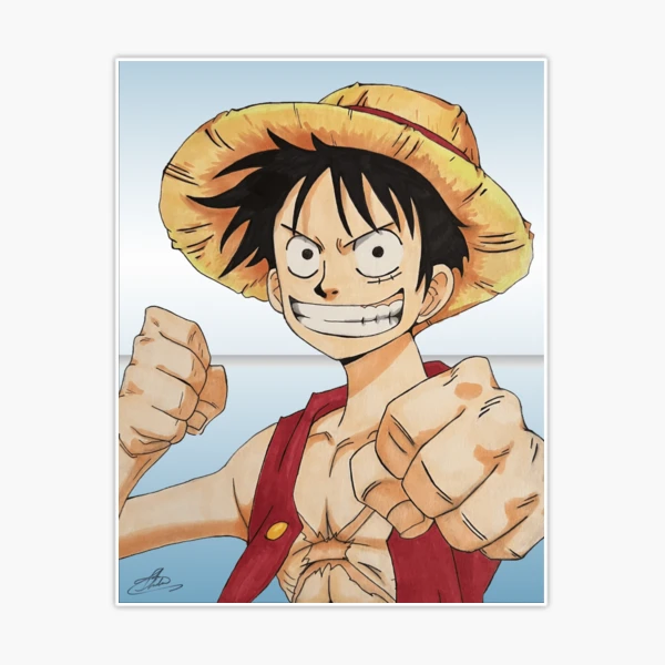 Monkey D. Luffy Sticker by DesignLO2