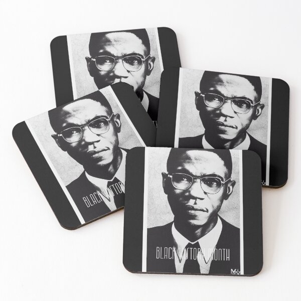 Artikelvorschau, Black History Month Malcolm X Grafik entworfen und verkauft von Funkylicious.