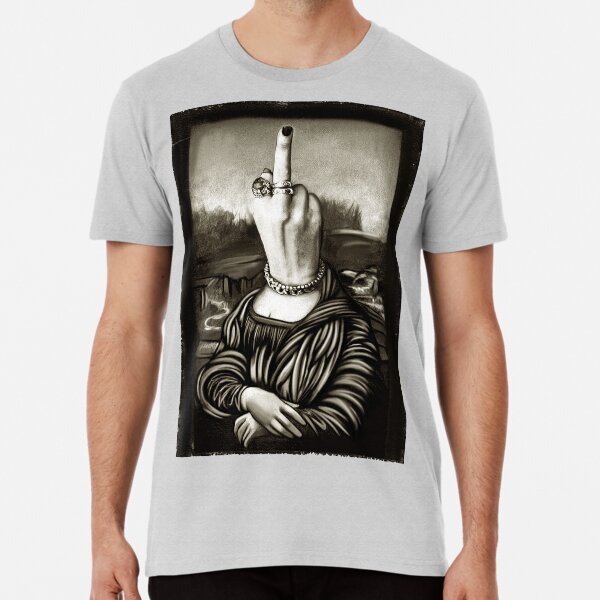Item preview, Monalisa Middle Finger designed and sold by LeoZitro.