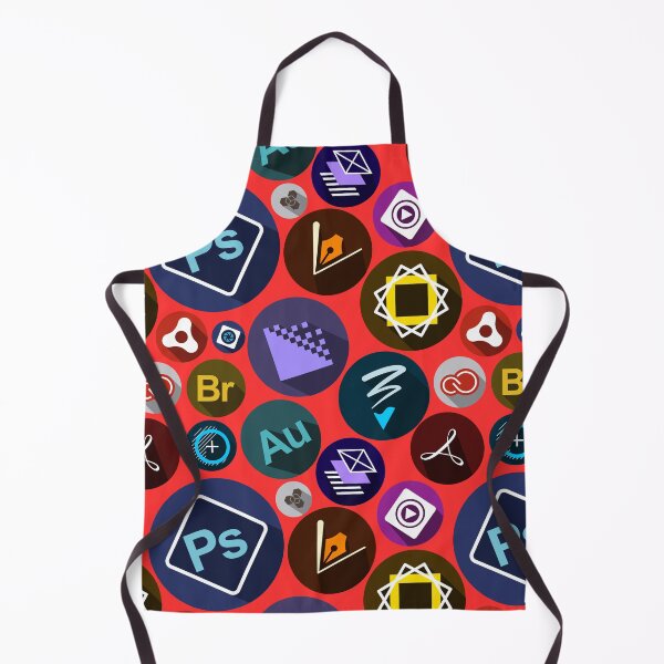 Item preview, Adobe logos seamless pattern designed and sold by Lefteris Betsis.
