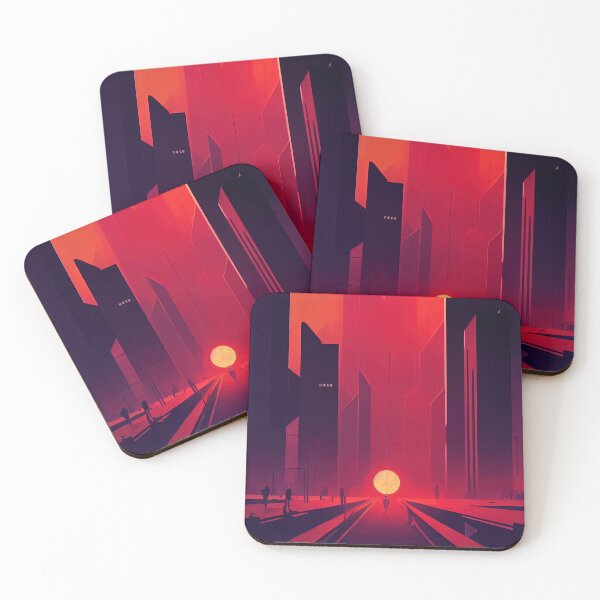Item preview, Crimson Downtown designed and sold by BasajaunStudio.