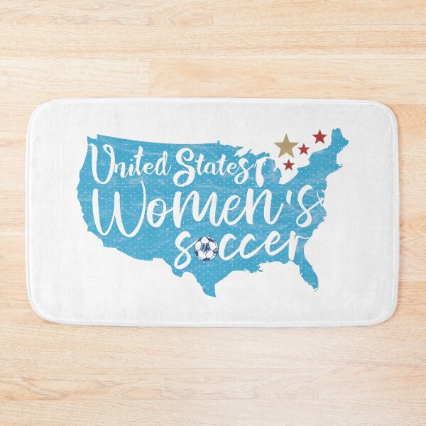 Item preview, USA Soccer Map (WOSO) - Blue Version designed and sold by Numero14.