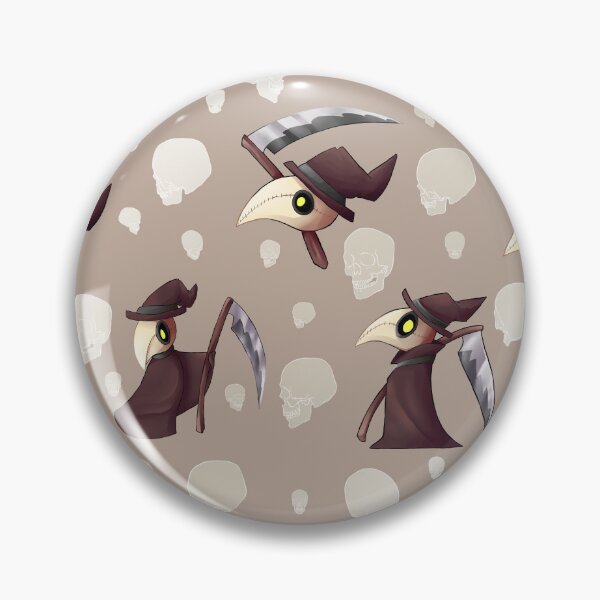 Item preview, Cute Plague Doctor Pattern designed and sold by StickyBrambles.