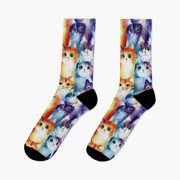 Item preview, gatos arcoiris designed and sold by yulia-rb.
