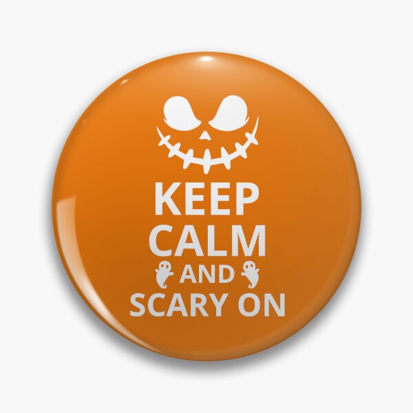 Item preview, Keep Calm And Scary On. Halloween Quote, Halloween Theme, Spooky Vibes designed and sold by DesignHouse07.