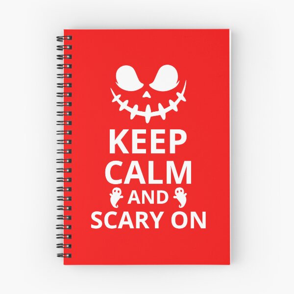 Item preview, Keep Calm And Scary On. Halloween Quote, Halloween Theme, Spooky Vibes designed and sold by DesignHouse07.