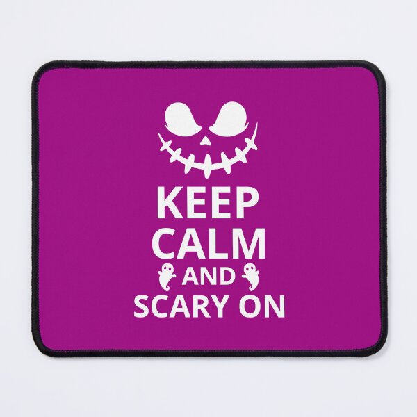 Item preview, Keep Calm And Scary On. Halloween Quote, Halloween Theme, Spooky Vibes designed and sold by DesignHouse07.