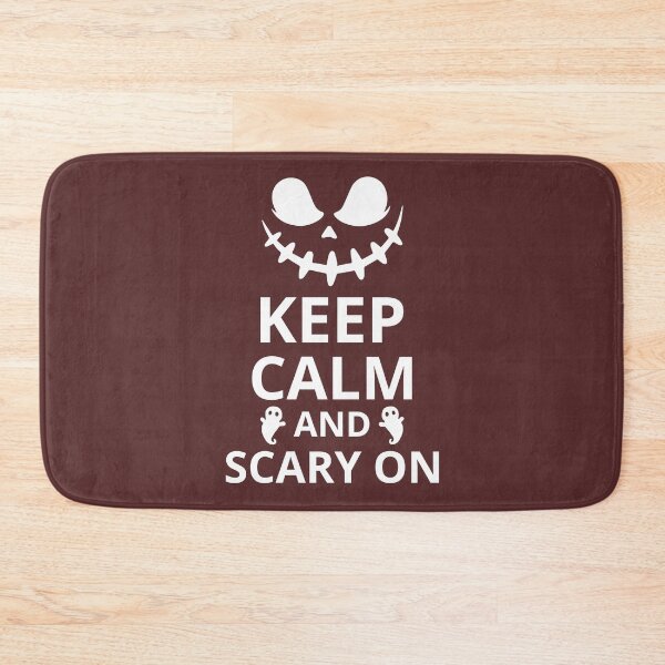 Item preview, Keep Calm And Scary On. Halloween Quote, Halloween Theme, Spooky Vibes designed and sold by DesignHouse07.