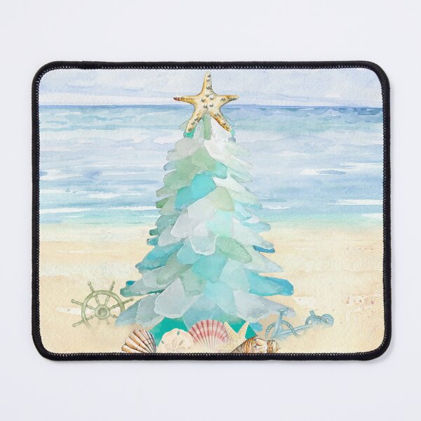 Item preview, Coastal Seaglass Christmas Tree B designed and sold by Jean Plout.