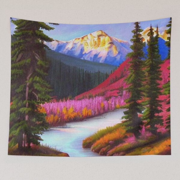 Item preview, Alberta Romanticism Painting designed and sold by YegMark.