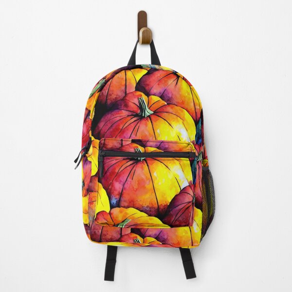 Item preview, Watercolor Pumpkins and Leaves Pattern 1 designed and sold by Itaya Art.