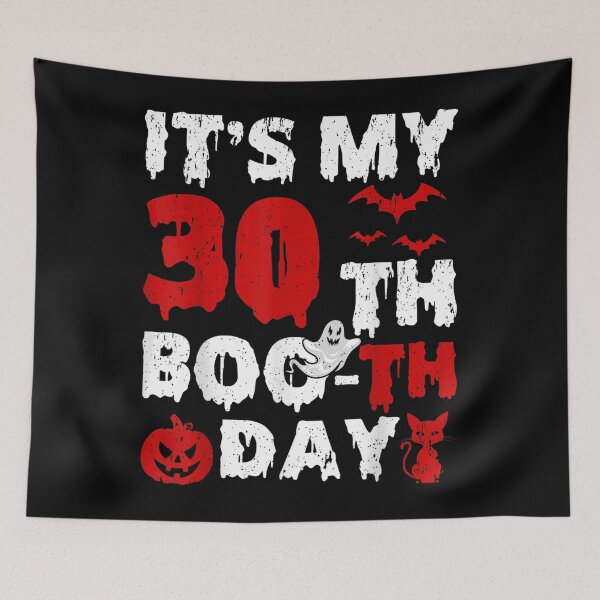 Item preview, Itu2019s My 30th Boo-th Day Scary 30th Birthday Halloween halloween scary designed and sold by SatouKuru.