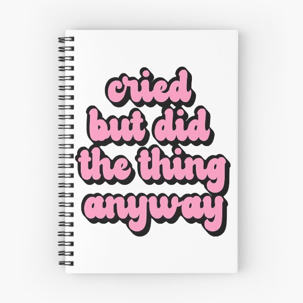 Item preview, Cried But Did The Thing Anyway Pink designed and sold by BlvckStyles.