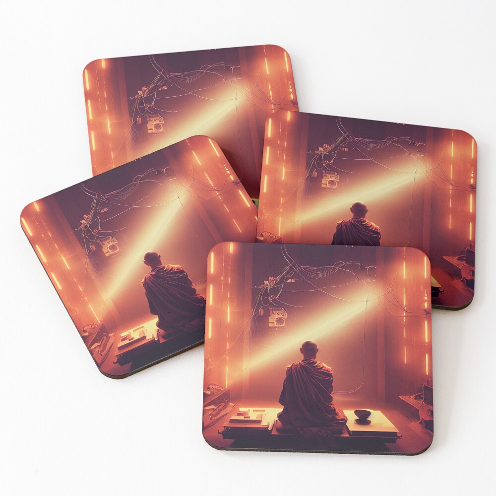 Item preview, Coasters (Set of 4) designed and sold by BasajaunStudio.
