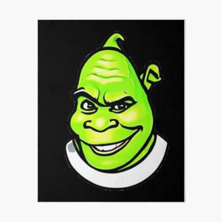 Screaming Shrek  Art Board Print for Sale by SunnyMoonCrafts