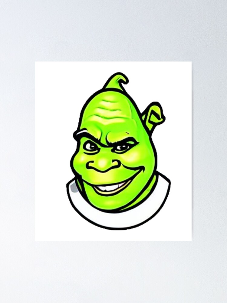 Screaming Shrek  Art Board Print for Sale by SunnyMoonCrafts