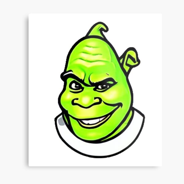 Shrek T pose | Metal Print