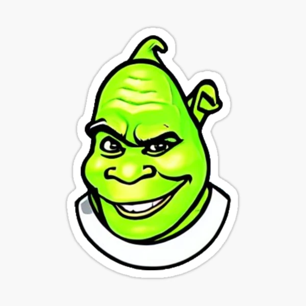 shrek meme Sticker for Sale by james-heath