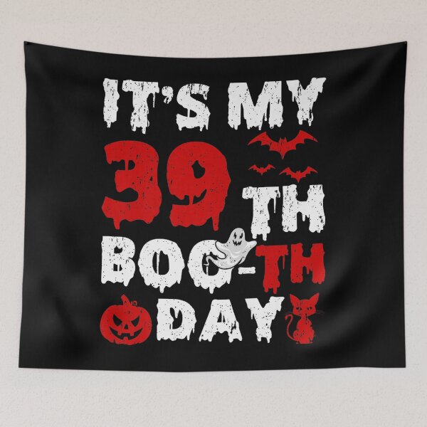 Item preview, Itu2019s My 39th Boo-th Day Scary 39th Birthday Halloween Premium halloween scary designed and sold by SatouKuru.
