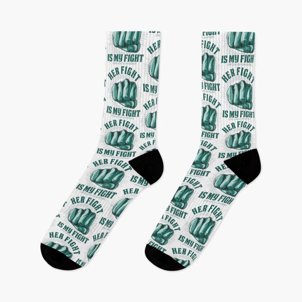 Item preview, Liver Cancer Awareness Liver Cancer Her Fight Is My Fight Emerald Ribbon designed and sold by heckforddewey.