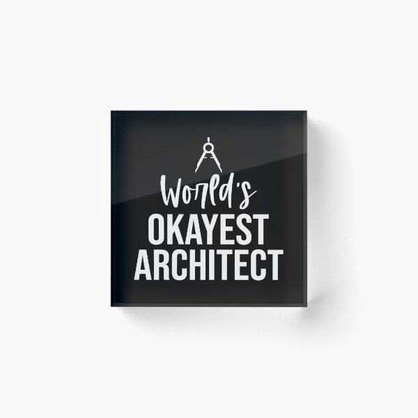 Item preview, World's Okayest Architect: Architecture Gift, Architectural Engineering Funny Architect designed and sold by Adexyl.