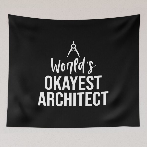 Item preview, World's Okayest Architect: Architecture Gift, Architectural Engineering Funny Architect designed and sold by Adexyl.