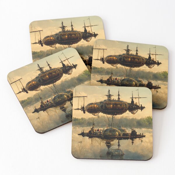 Item preview, Retro airships designed and sold by SJG-digital.