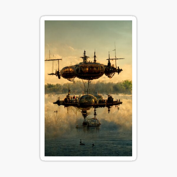 Item preview, Retro airships designed and sold by SJG-digital.