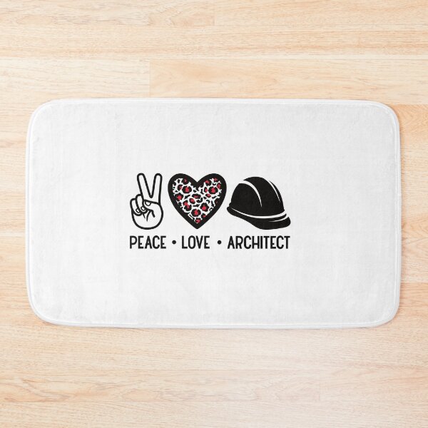 Item preview, Peace Love Architect: Architecture Gift, Architectural Engineering Funny Architect designed and sold by Adexyl.