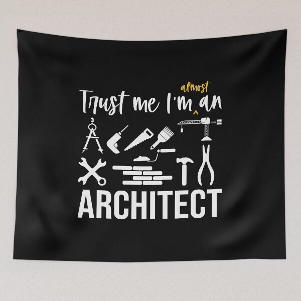 Item preview, Trust Me I'm Almost An Architect: Architecture Student Gift, Architectural Engineering Funny Architect designed and sold by Adexyl.